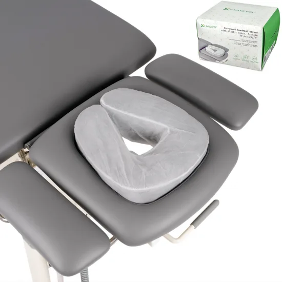 Non-woven headrest covers with elastic Evero, Proxima - 50 pcs, 25g/m2