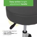 Stool TILA, Comfy Base k521 grey