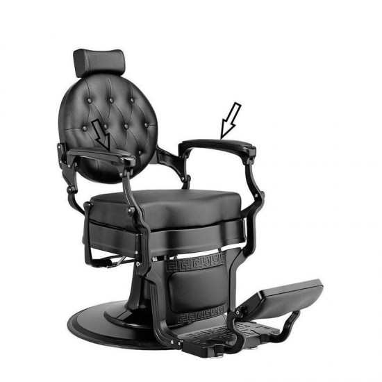 JASTUK ZA LIJEVI NASLON ZA RUKE BUZZ TAPETIRAN CRNA