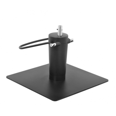 Kvadratna podloga crna, ravna