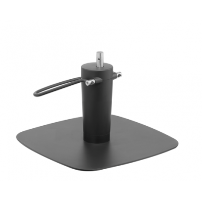 ELIPTIČNA PODLOGA CRNA, ravna