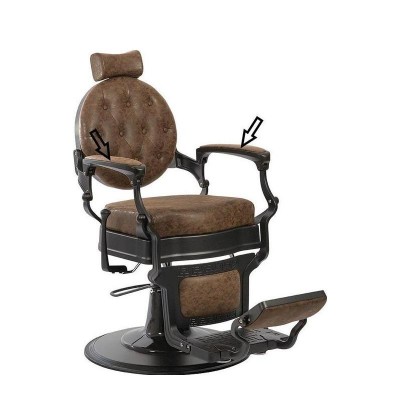 JASTUK ZA NASLON ZA RUKU LIJEVO BUZZ TAPETIRANJE TAMNO SIVA