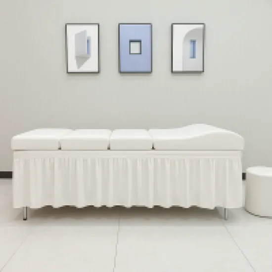 Prekrivač za kozmetički ležaj Velvet Curve bijeli