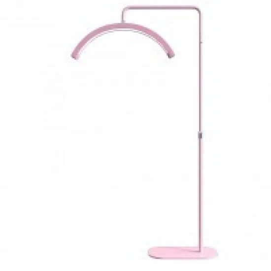 LED MOON LIGHT "soft touch" - RINGSTONES EDITION - PINK kozmetička lampa — slika 3