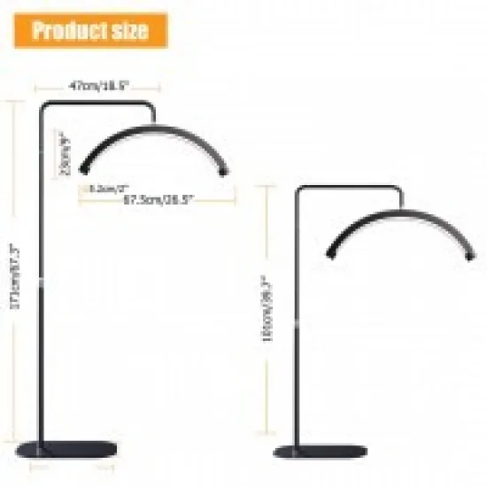 Kozmetička lampa LED MOON LIGHT "soft touch" s dodirnim sustavom za namještanje - ZLATNA — slika 6