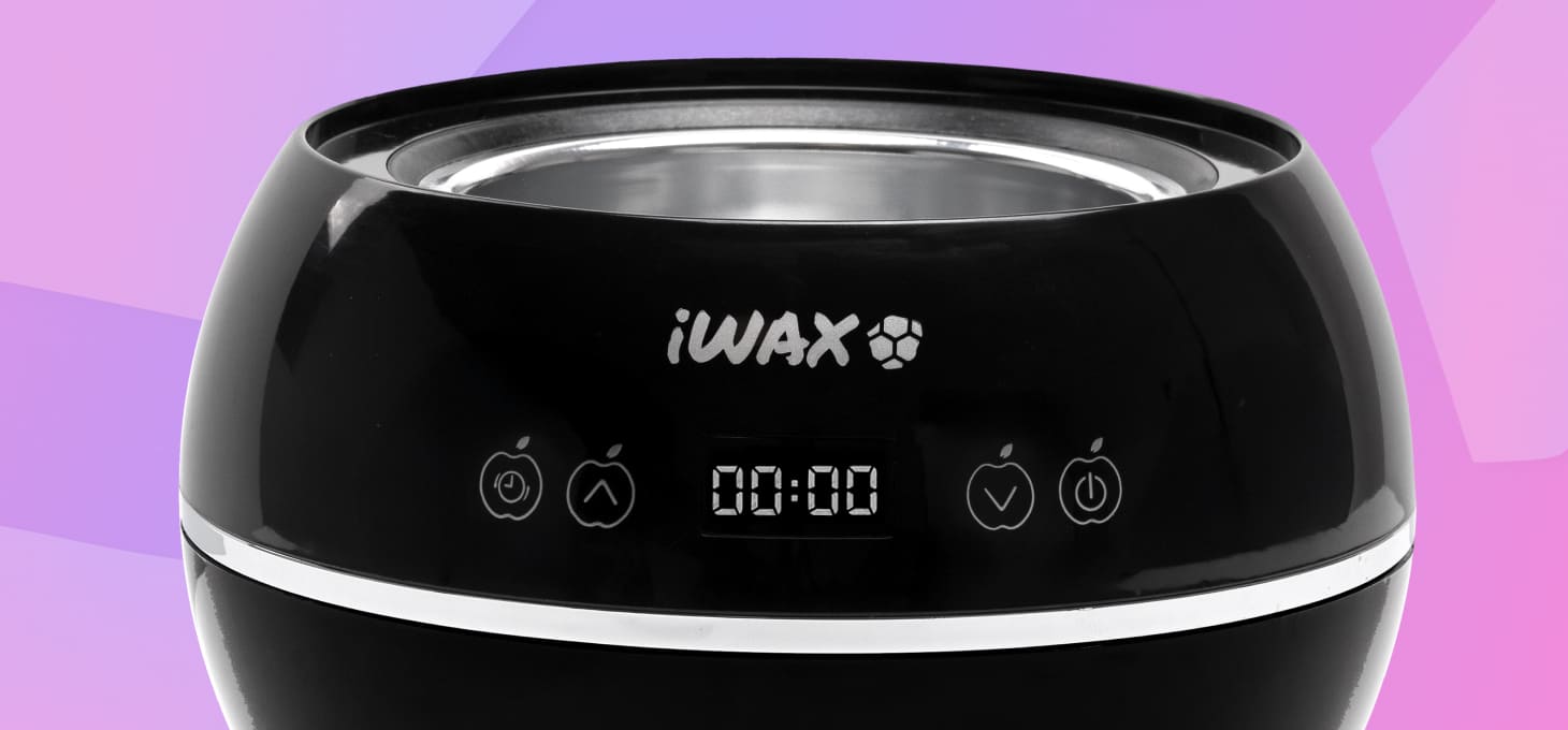 iWax grijač voska, limena posuda od 500 ml, 100 W, crna