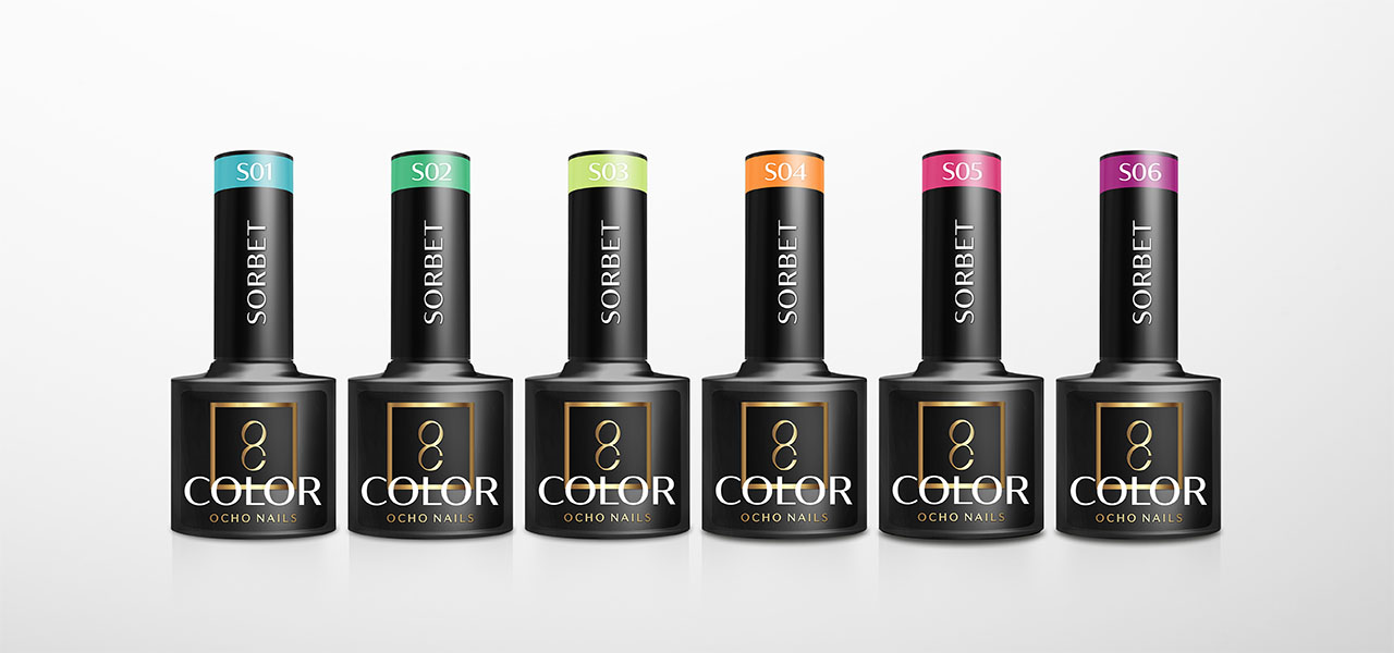 OCHO NAILS Hibridni lak za nokte Sorbet S06 -5 g