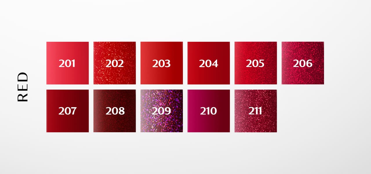 OCHO NAILS Hibridni lak za nokte crveni 203 -5 g