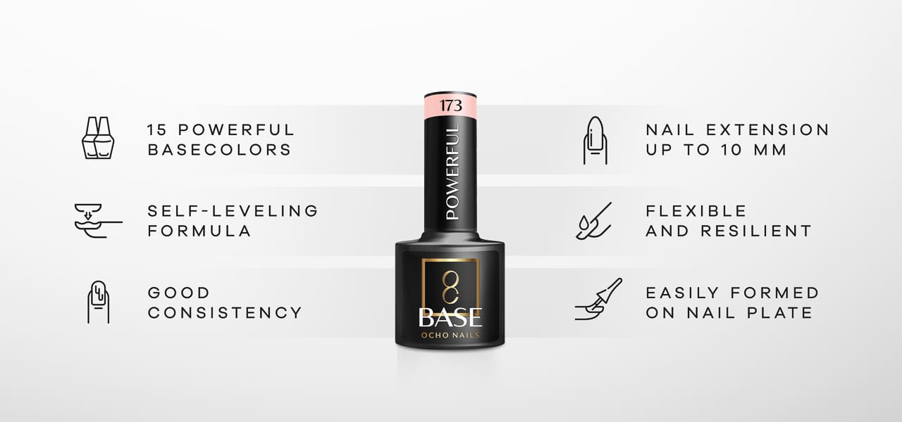 OCHO NAILS Hibridna baza Snažna 181 -5 g