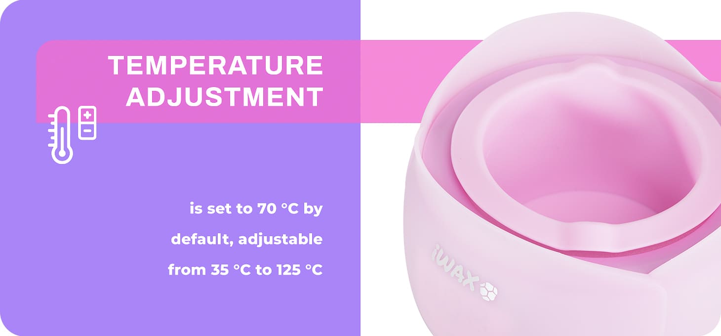 iWax Flower grijač za vosak ružičaste boje