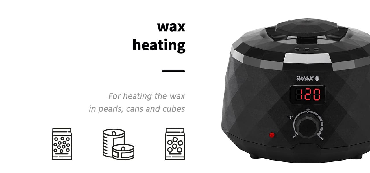 IWAX DIAMOND TECH GRIJAČ ZA CRNI VOSAK