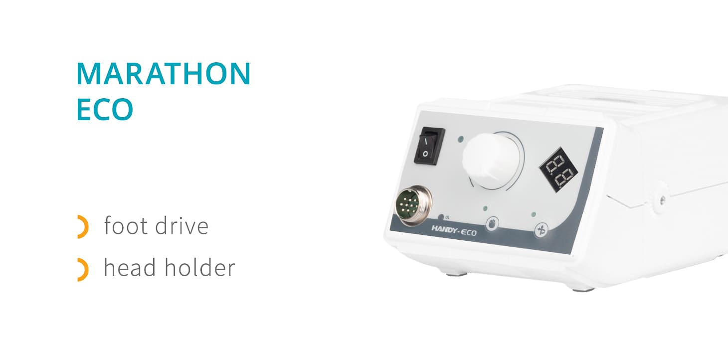 Saeyang stroj za bušenje noktiju Marathon Handy Eco + SDE-BS50S1 bez četkica