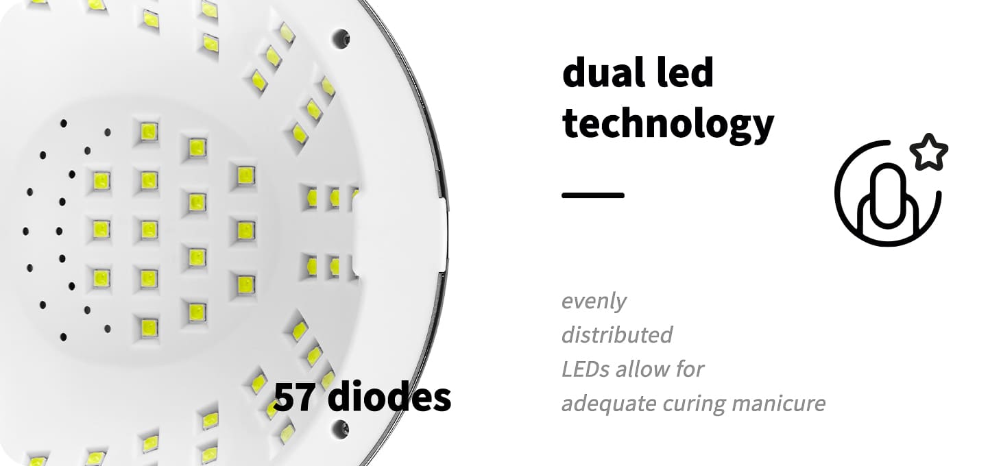 Svijetleća UV LED lampa YC57 RN plavo-ružičasta 268W