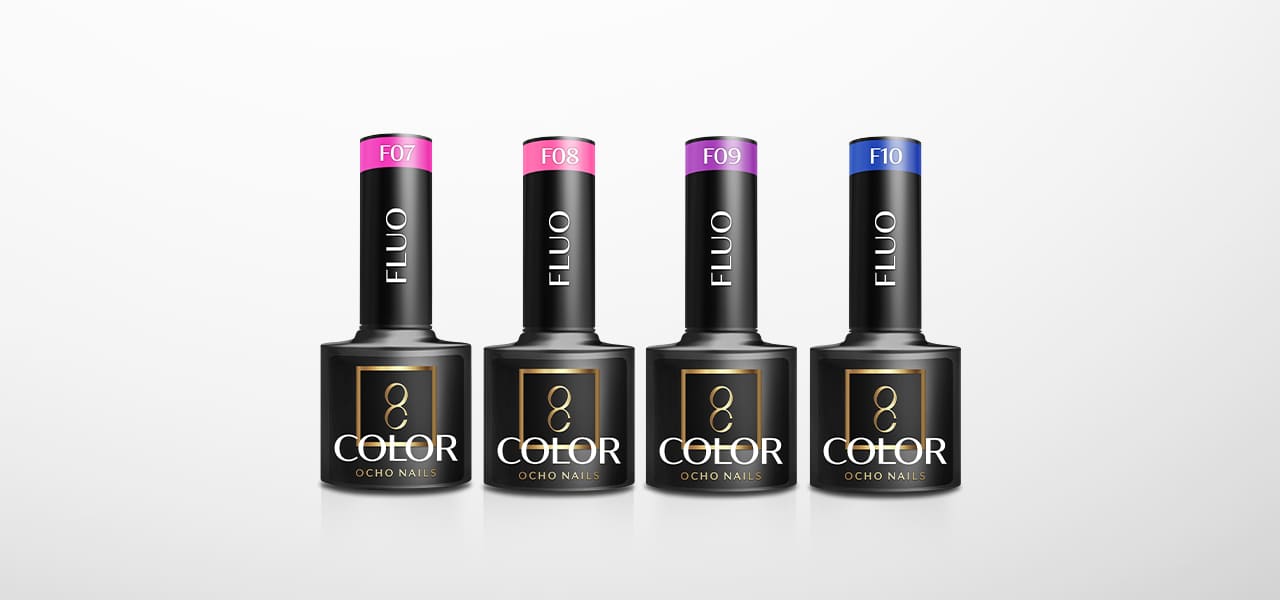 OCHO NAILS Hibridni lak za nokte fluo F01 -5 g