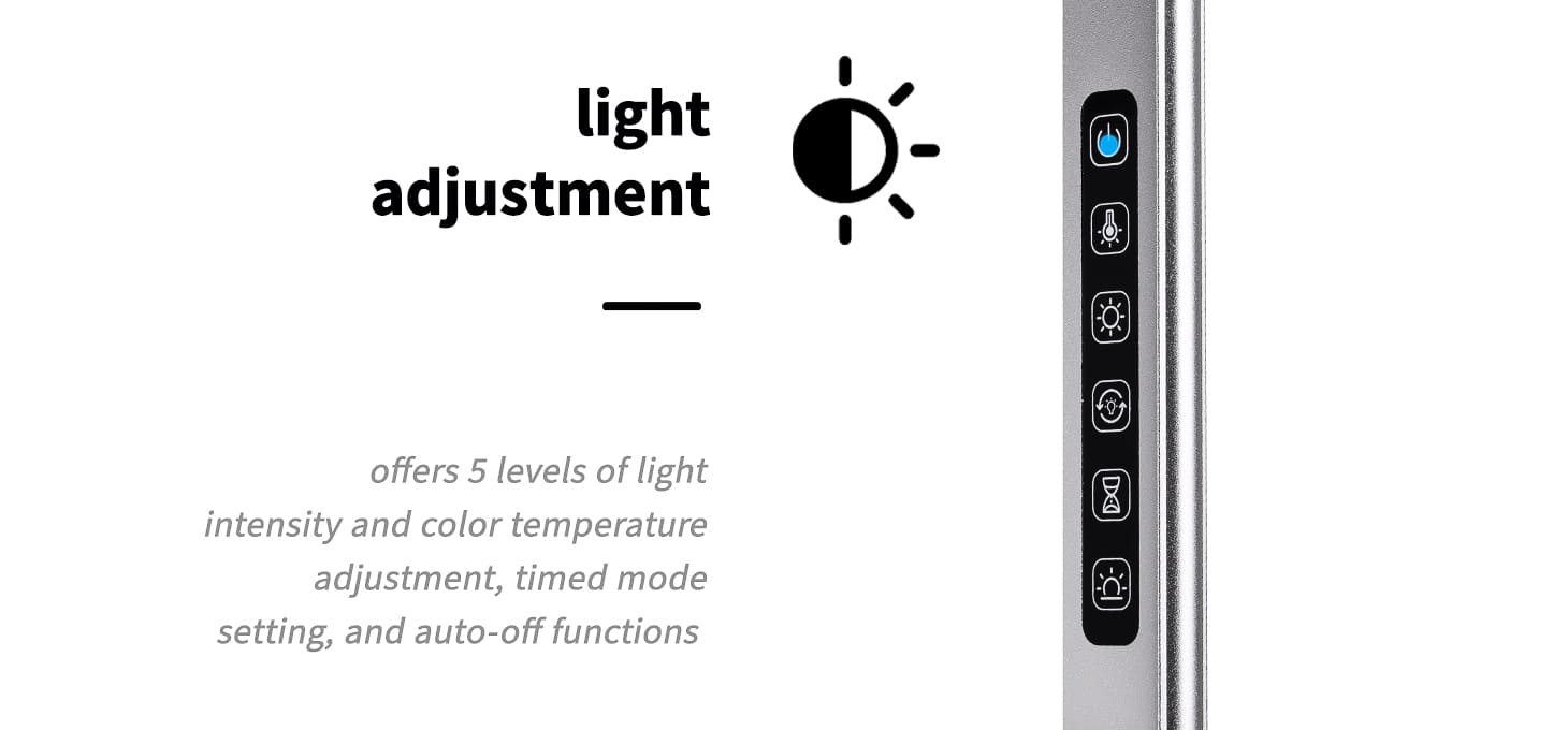 LED lampa za jogu 22W srebrna