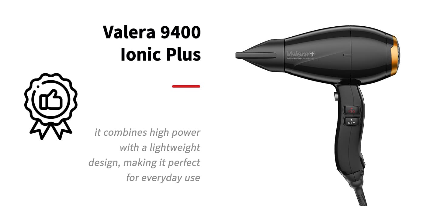 VALERA 9200 IONIC PLUS sušilo za kosu crne boje