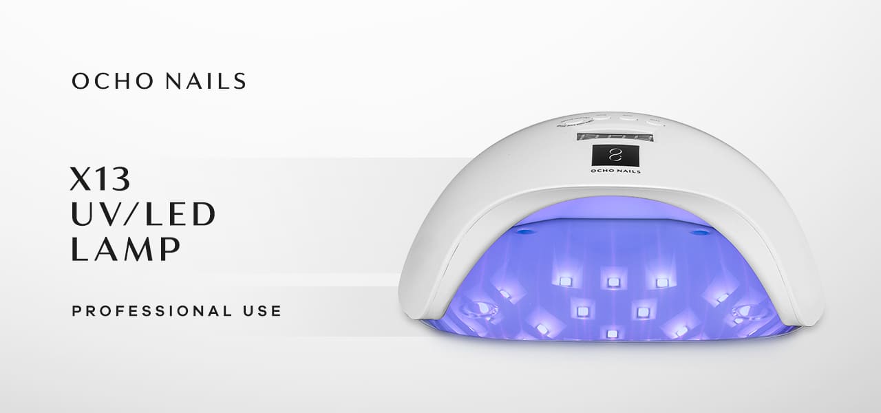UV LED lampa OCHO NAILS X13 65W bijela sa zrcalnim dnom