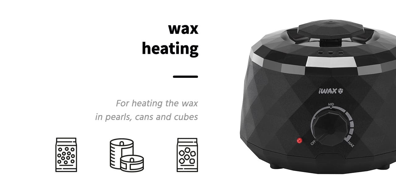 IWAX DIJAMANTNI GRIJAČ ZA VOSAK CRNI