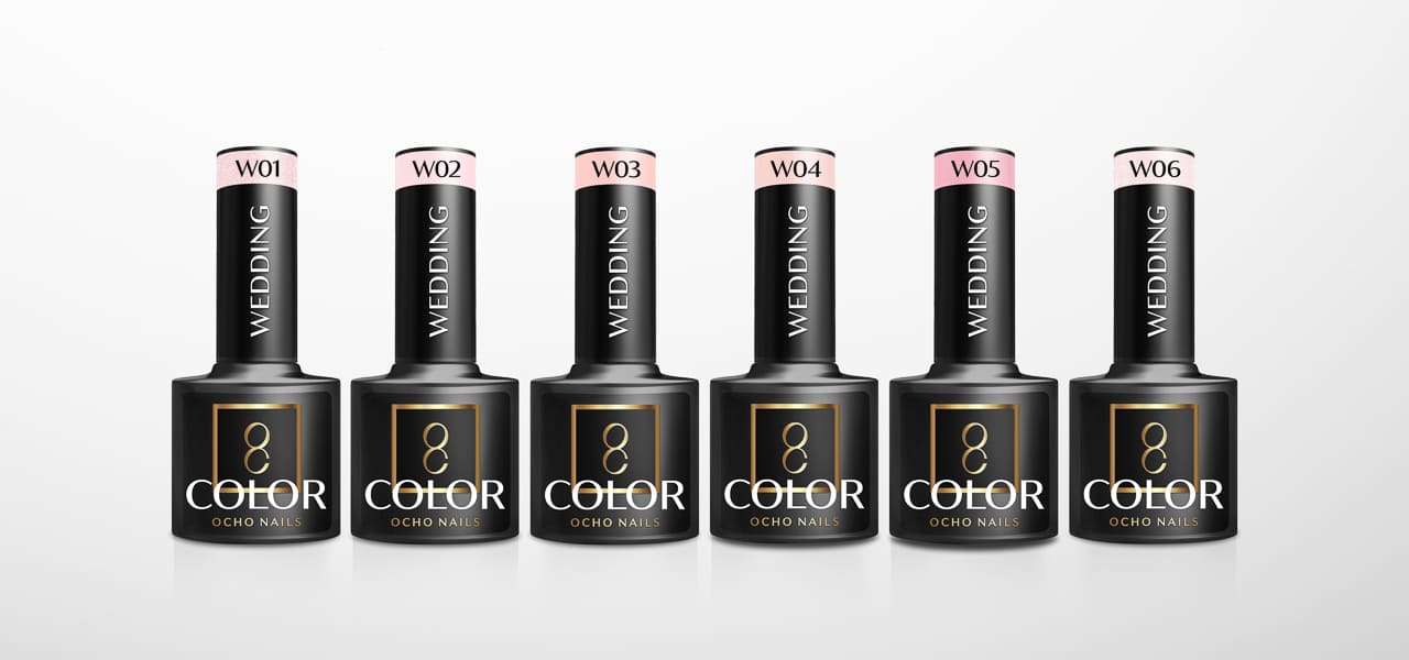 OCHO NAILS Hibridni lak za nokte za vjenčanje W07 -5 g
